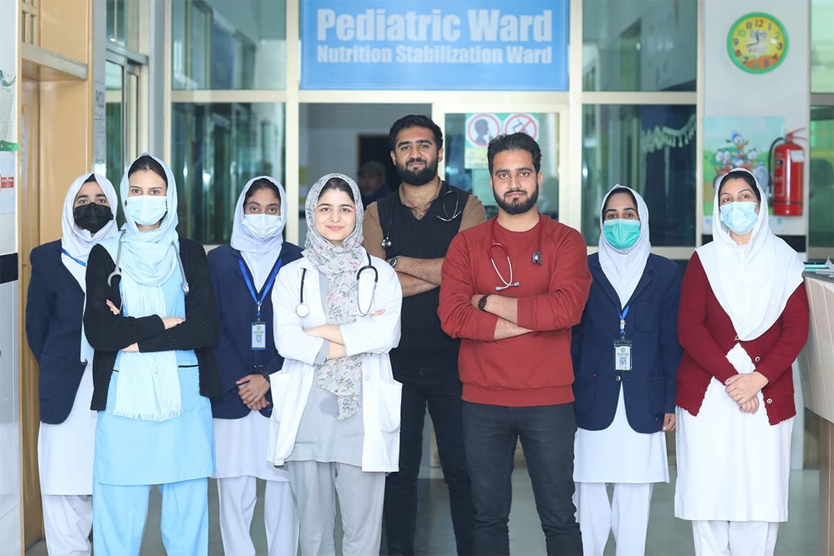 DHQ Teaching Hospital, Mirpur Azad Kashmir. ڈویژنل ہیڈ کوارٹرز ٹیچنگ ہسپتال میرپور آزاد کشمیر logo