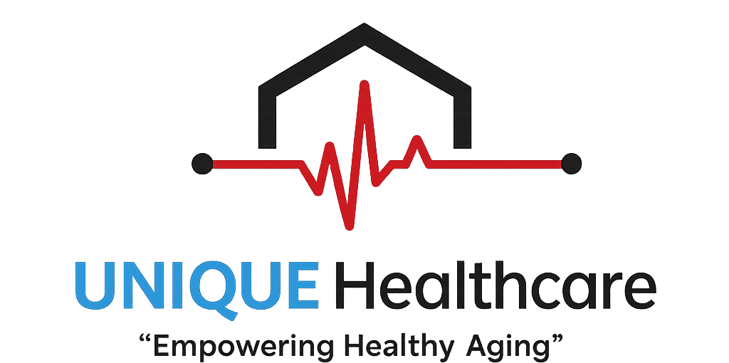 X-ray Home Healthcare Services, Ultrasound, ECG, Echo, Doctor, Doppler, Lab test nearby in Karachi a Remote care by UNIQUE logo